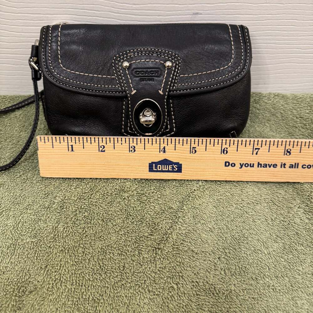 Vintage Y2K Coach Mini Signature Wristlet - Picture 5 of 7